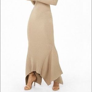 Handkerchief-Hem Maxi Dress